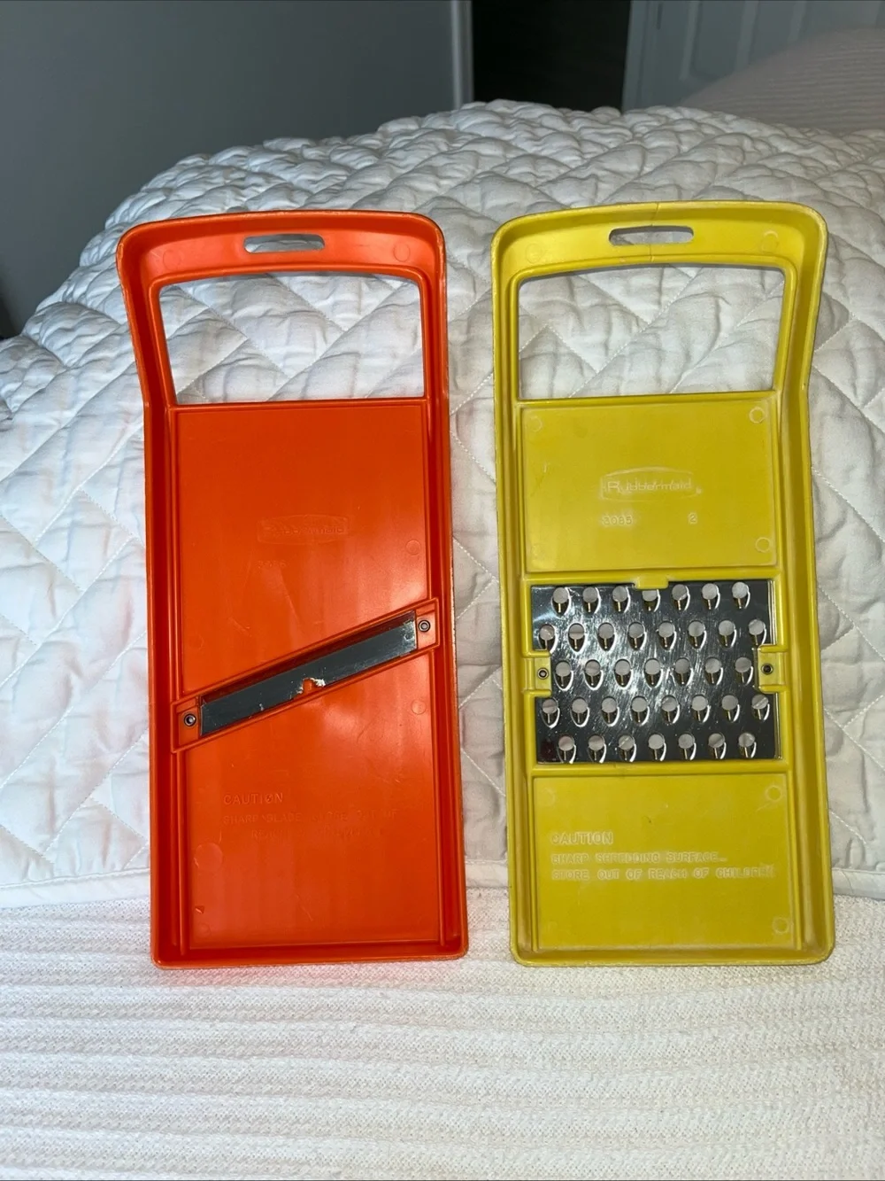 Rubbermaid Yellow Handheld Grater with Stainless Steel Blade
